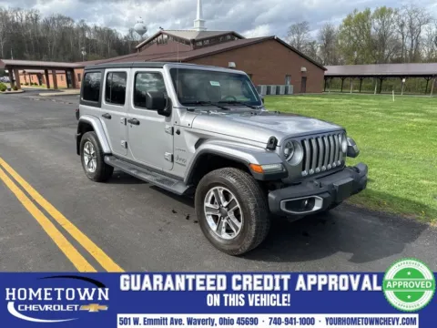 Silver 2018 Jeep Wrangler Unlimited Sahara for sale in Waverly, OH
