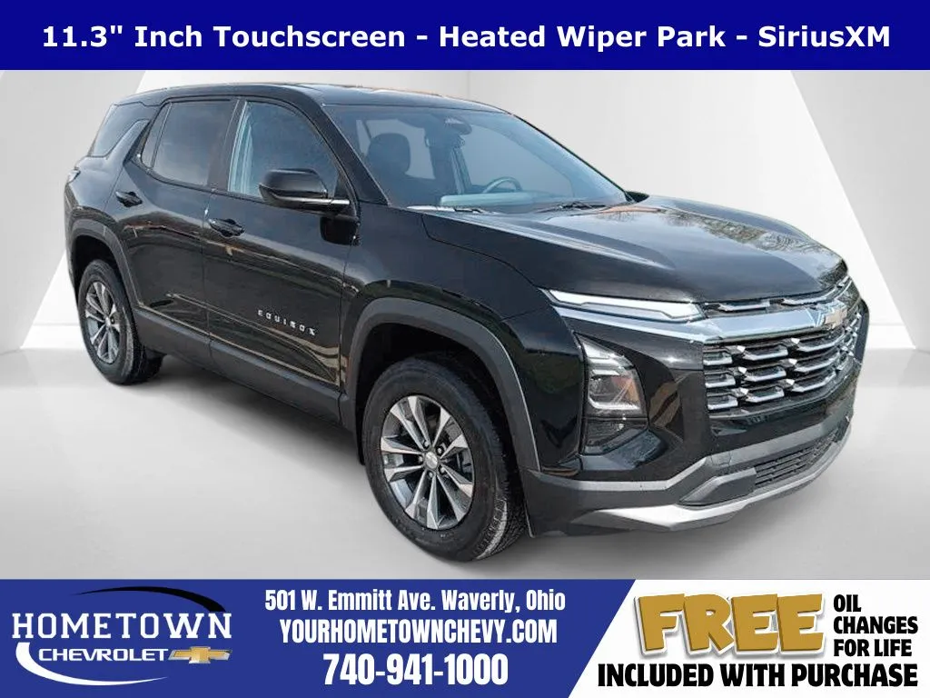 Black 2026 Chevrolet Equinox LT for sale in Waverly, OH