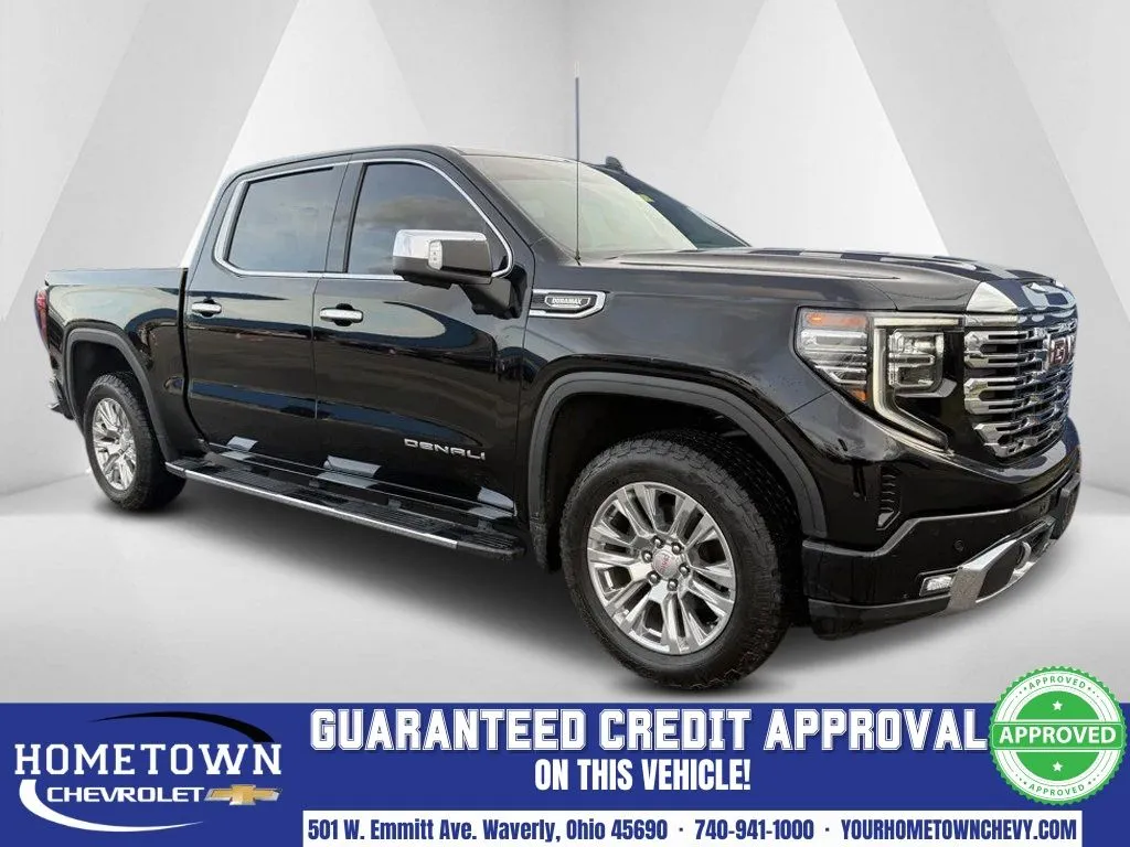 Black 2022 GMC Sierra 1500 Denali for sale in Waverly, OH