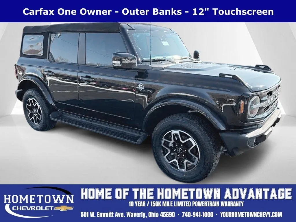 Black 2025 Ford Bronco Outer Banks for sale in Waverly, OH