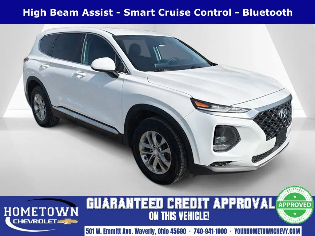 White 2019 Hyundai Santa Fe SE for sale in Waverly, OH