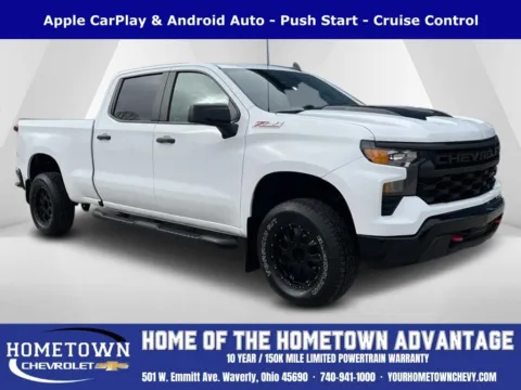 White 2023 Chevrolet Silverado 1500 Custom Trail Boss for sale in Waverly, OH