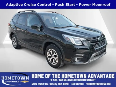Black 2023 Subaru Forester Premium for sale in Waverly, OH