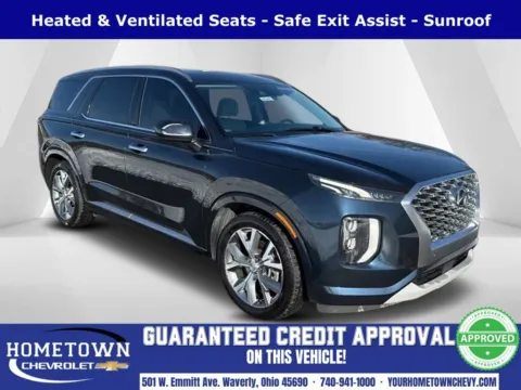 Blue 2021 Hyundai Palisade Limited for sale in Waverly, OH