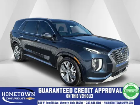 Blue 2021 Hyundai Palisade Limited for sale in Waverly, OH