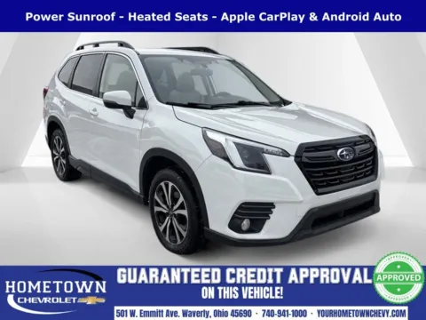 White 2023 Subaru Forester Limited for sale in Waverly, OH