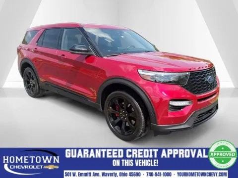 Red 2021 Ford Explorer ST for sale in Waverly, OH