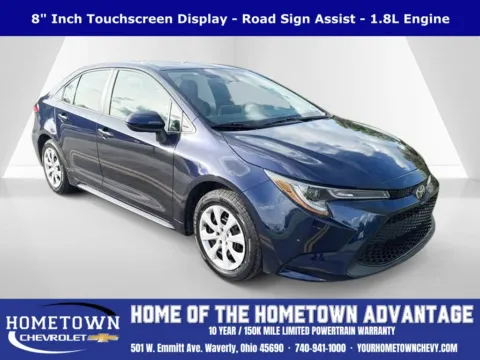 Blue 2022 Toyota Corolla LE for sale in Waverly, OH