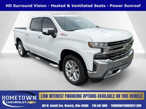 White 2020 Chevrolet Silverado 1500 LTZ for sale in Waverly, OH