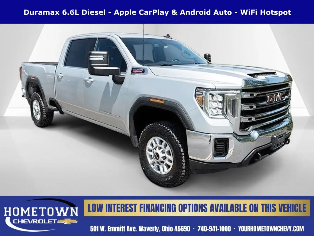 Silver 2021 GMC Sierra 2500HD SLE for sale in Waverly, OH