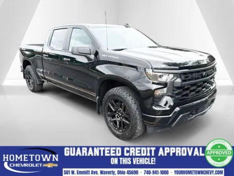 Black 2024 Chevrolet Silverado 1500 Custom for sale in Waverly, OH