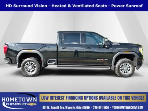 Black 2022 GMC Sierra 2500HD AT4 for sale in Waverly, OH