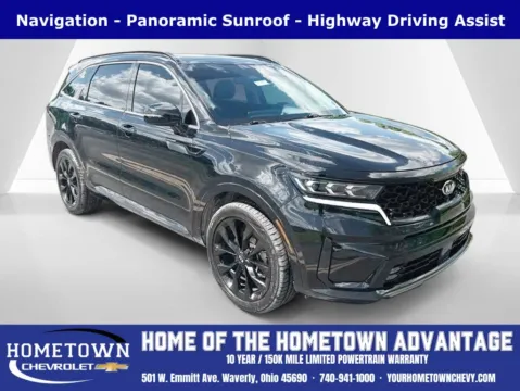 Black 2021 Kia Sorento SX for sale in Waverly, OH