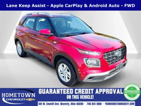 Red 2020 Hyundai Venue SEL for sale in Waverly, OH