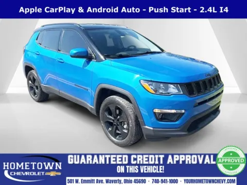 Blue 2021 Jeep Compass Altitude for sale in Waverly, OH