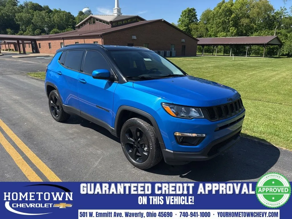 Blue 2021 Jeep Compass Altitude for sale in Waverly, OH