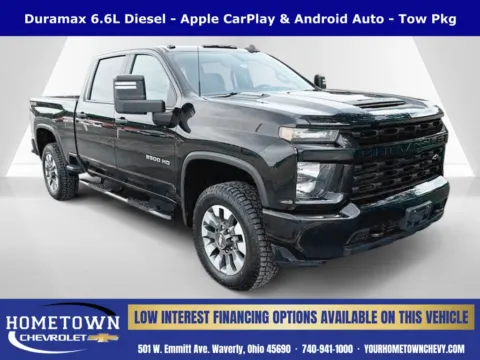 Black 2022 Chevrolet Silverado 2500HD Custom for sale in Waverly, OH