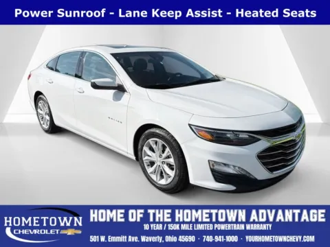 White 2024 Chevrolet Malibu LT for sale in Waverly, OH
