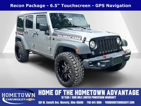 Silver 2017 Jeep Wrangler Unlimited Rubicon Recon for sale in Waverly, OH
