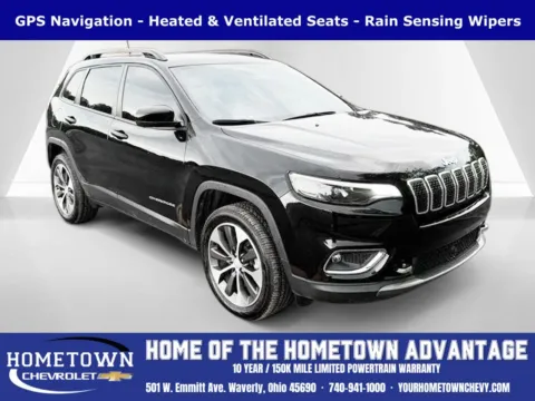 Black 2022 Jeep Cherokee Limited for sale in Waverly, OH