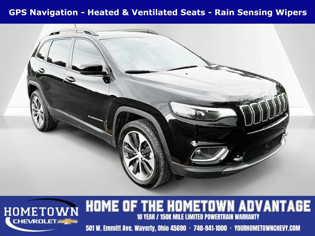 Black 2022 Jeep Cherokee Limited for sale in Waverly, OH