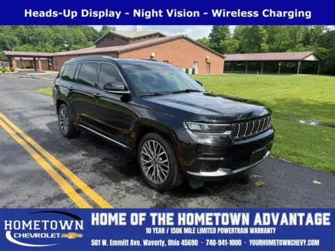 Black 2021 Jeep Grand Cherokee L Summit for sale in Waverly, OH