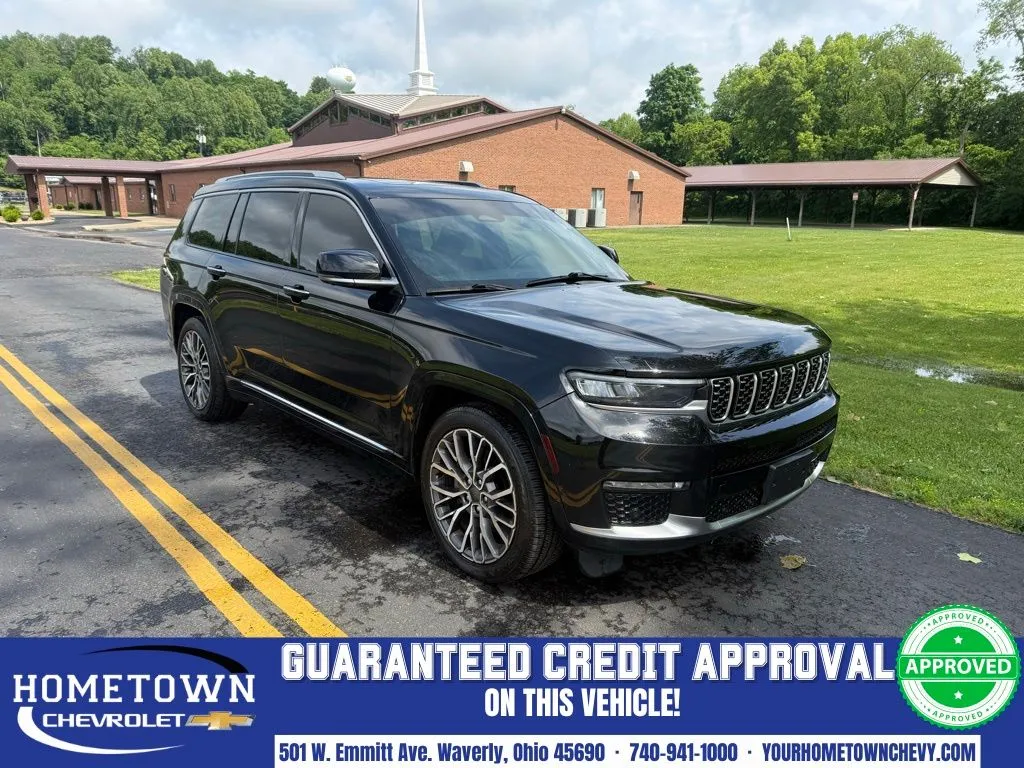Black 2021 Jeep Grand Cherokee L Summit for sale in Waverly, OH