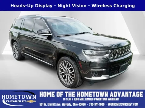 Black 2021 Jeep Grand Cherokee L Summit for sale in Waverly, OH