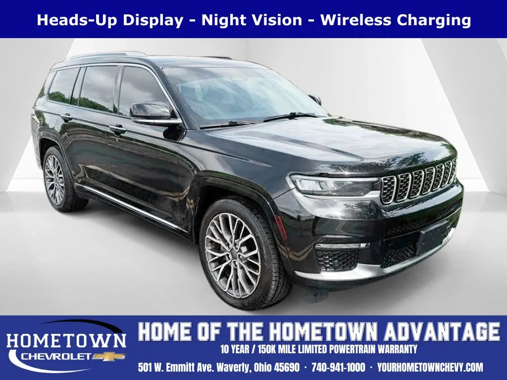 Black 2021 Jeep Grand Cherokee L Summit for sale in Waverly, OH