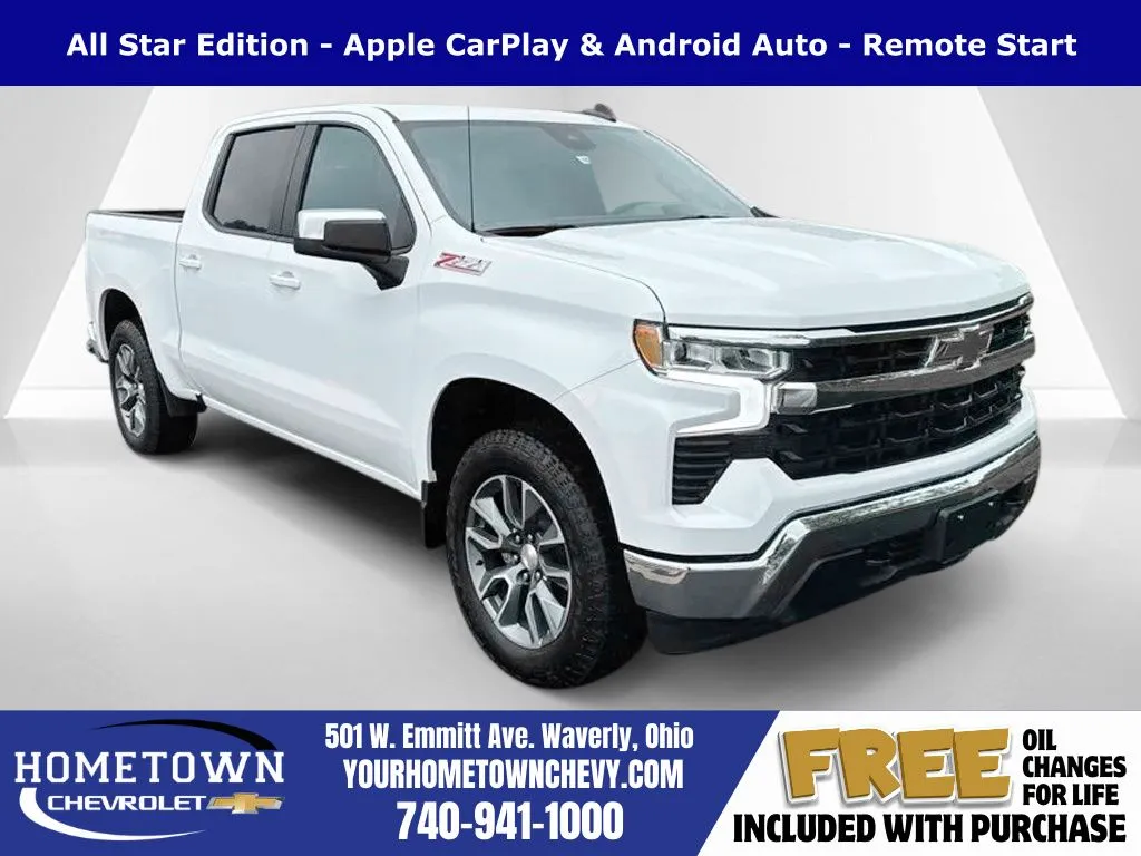 White 2026 Chevrolet Silverado 1500 LT for sale in Waverly, OH