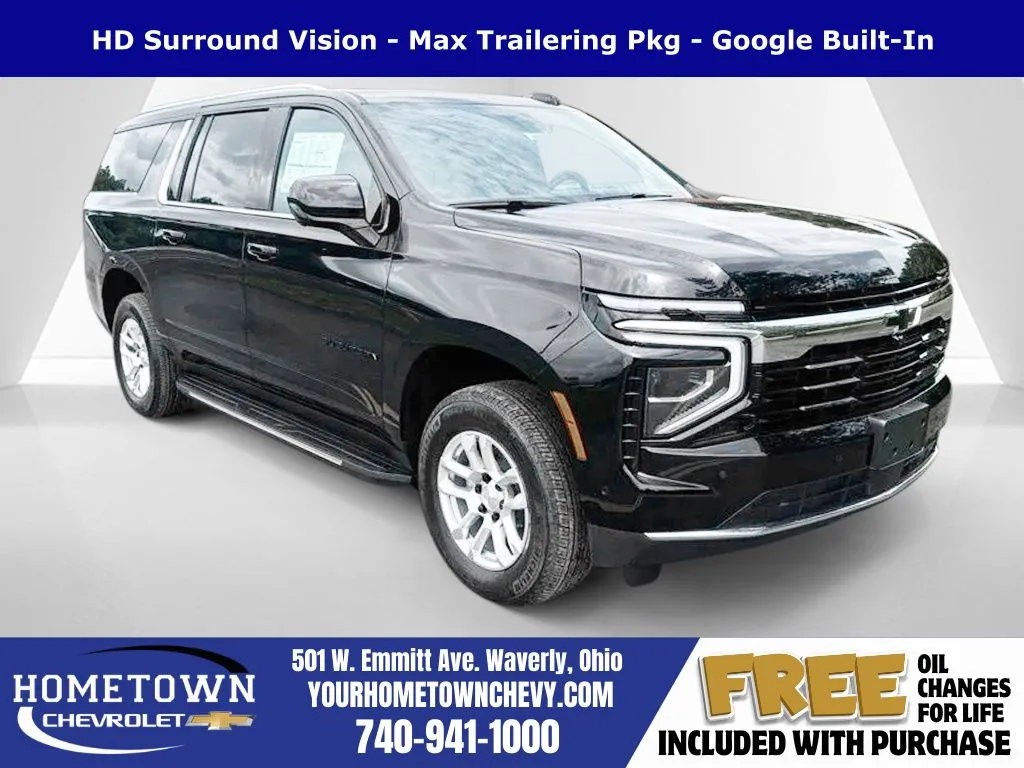 Black 2026 Chevrolet Suburban LS for sale in Waverly, OH