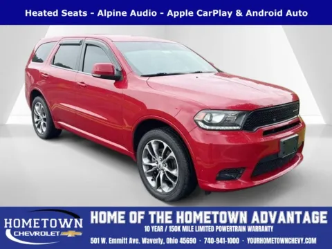 Red 2020 Dodge Durango GT Plus for sale in Waverly, OH