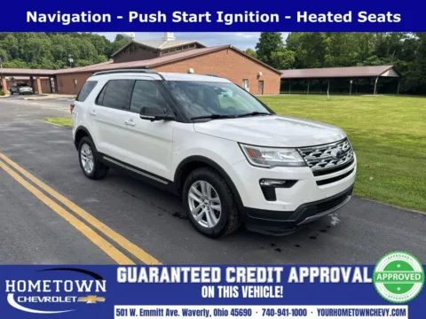 White 2018 Ford Explorer XLT for sale in Waverly, OH