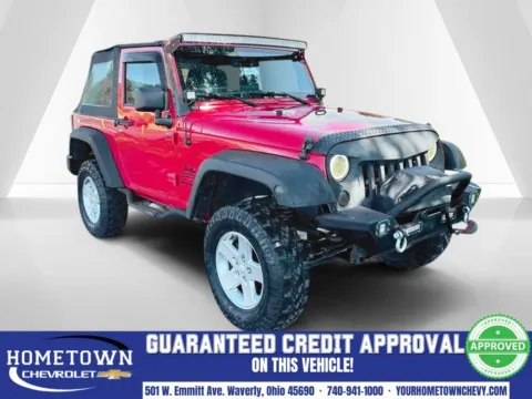 Red 2016 Jeep Wrangler Sport for sale in Waverly, OH