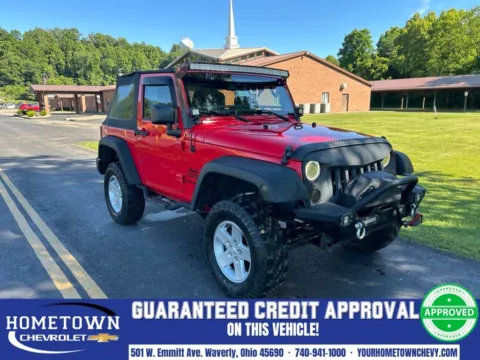Red 2016 Jeep Wrangler Sport for sale in Waverly, OH