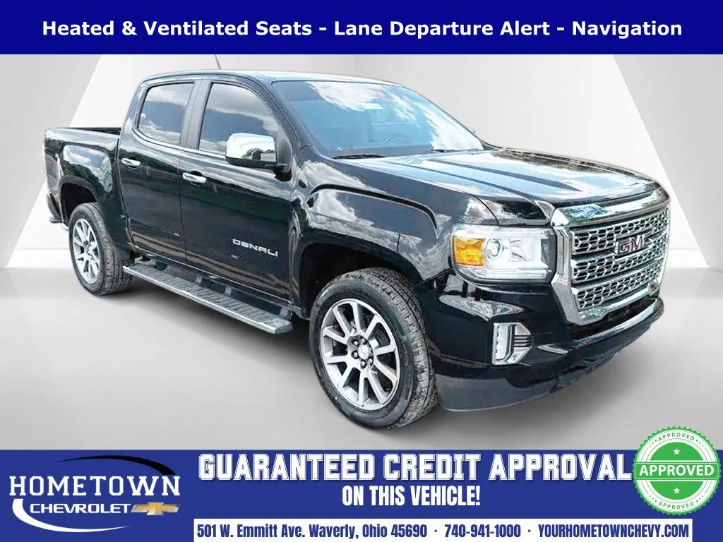 Black 2021 GMC Canyon Denali for sale in Waverly, OH