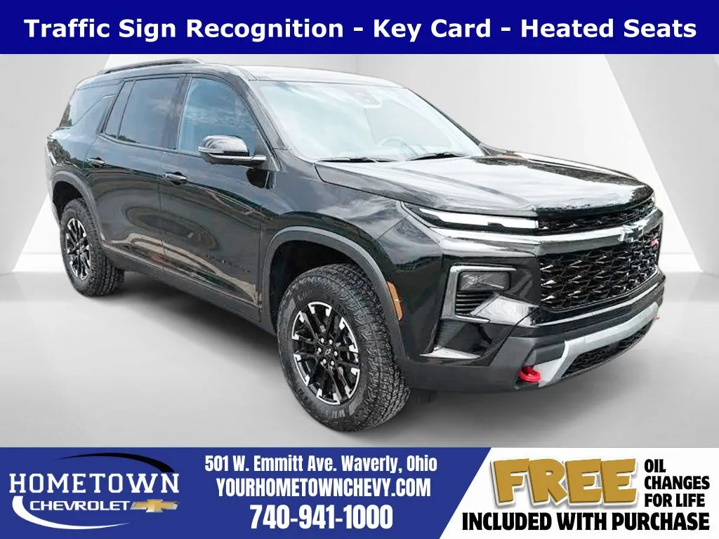 Black 2026 Chevrolet Traverse Z71 for sale in Waverly, OH
