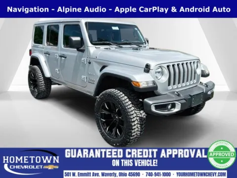 Silver 2023 Jeep Wrangler Sahara for sale in Waverly, OH