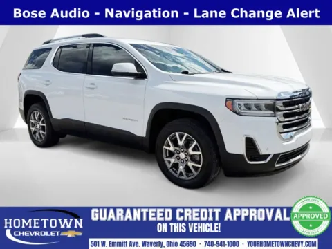 White 2022 GMC Acadia SLT for sale in Waverly, OH
