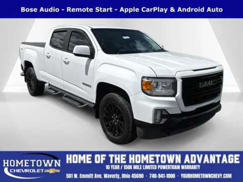 White 2022 GMC Canyon Elevation for sale in Waverly, OH