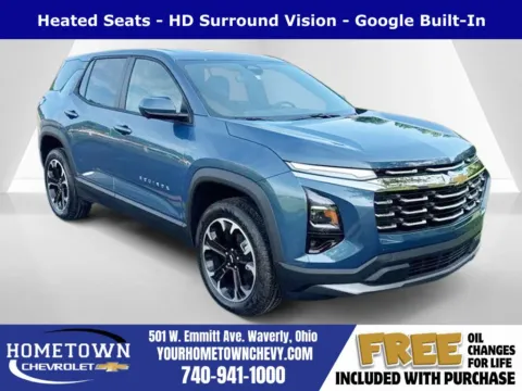 Blue 2026 Chevrolet Equinox LT for sale in Waverly, OH