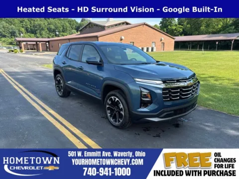 Blue 2026 Chevrolet Equinox LT for sale in Waverly, OH