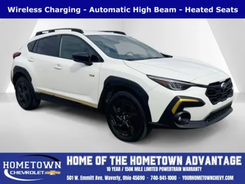 White 2024 Subaru Crosstrek Sport for sale in Waverly, OH