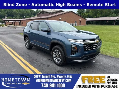 Blue 2026 Chevrolet Equinox LT for sale in Waverly, OH