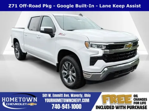 White 2026 Chevrolet Silverado 1500 LT for sale in Waverly, OH