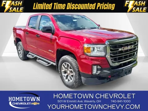 Red 2021 GMC Canyon AT4 w/Leather for sale in Waverly, OH