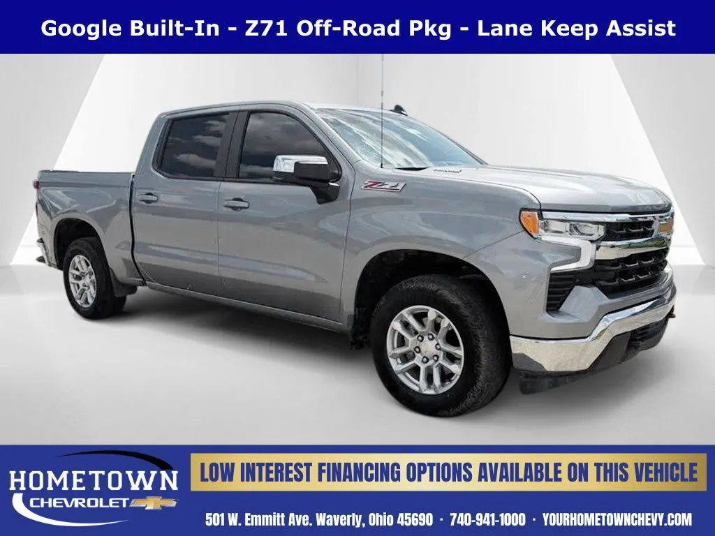 Gray 2024 Chevrolet Silverado 1500 LT for sale in Waverly, OH