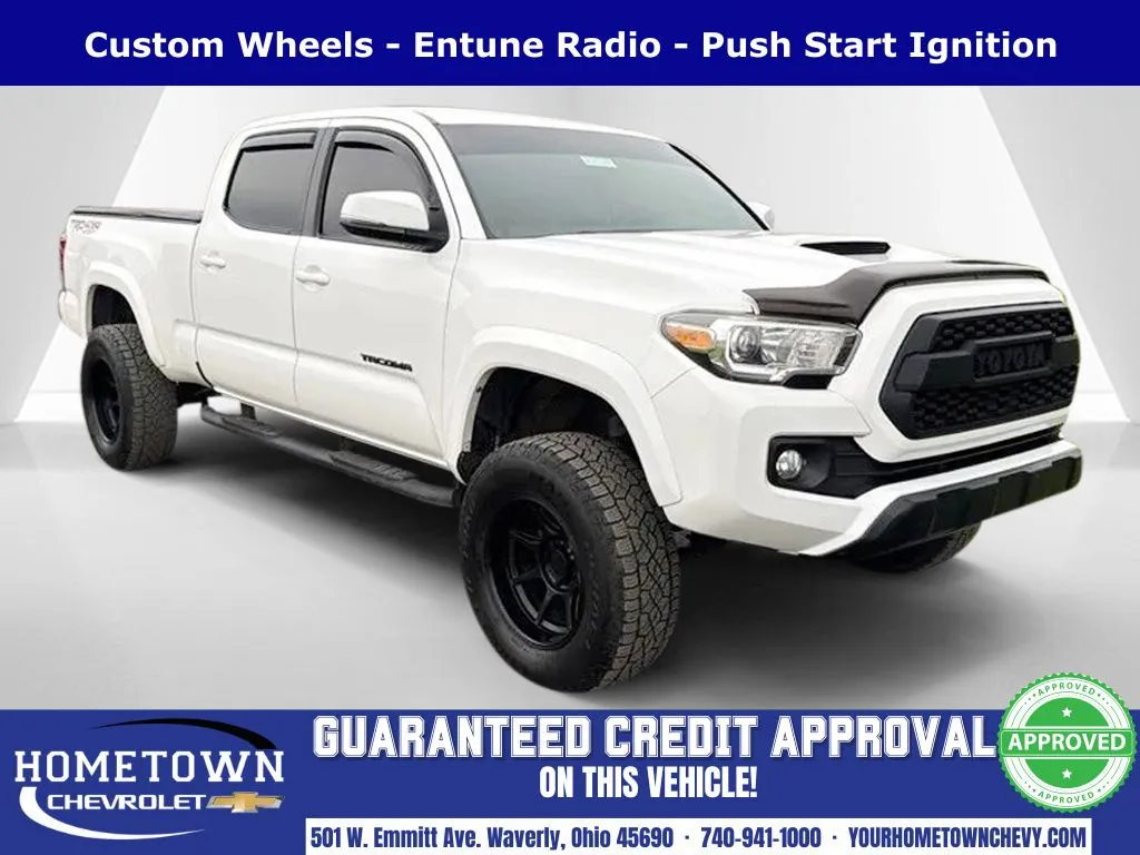 White 2017 Toyota Tacoma TRD Sport for sale in Waverly, OH