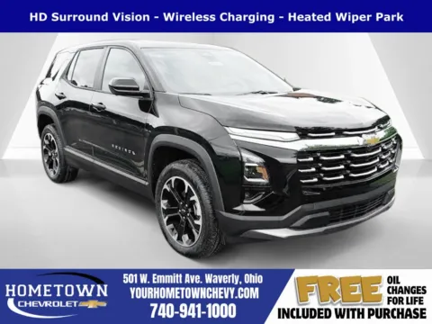 Black 2026 Chevrolet Equinox LT for sale in Waverly, OH