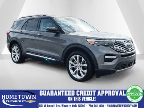 Gray 2021 Ford Explorer Platinum for sale in Waverly, OH